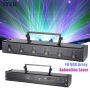 6 Eyes RGB Full Color 1W  Laser Lights Bar Animation Stage Lights Fixtures