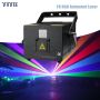 RGB Full Color 3D Animation 3000MW Scanner Animated Laser Light